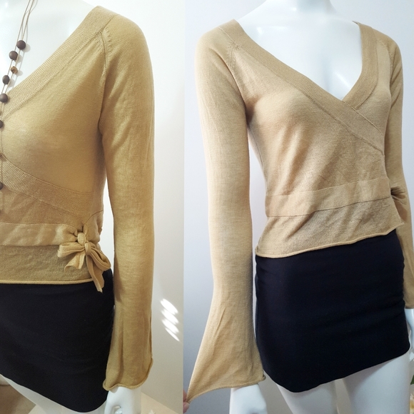 🔖90's-Y2K🍂Bubbegum Knit💛Spring| Fall | Bell Sleeve Top - Picture 3 of 11